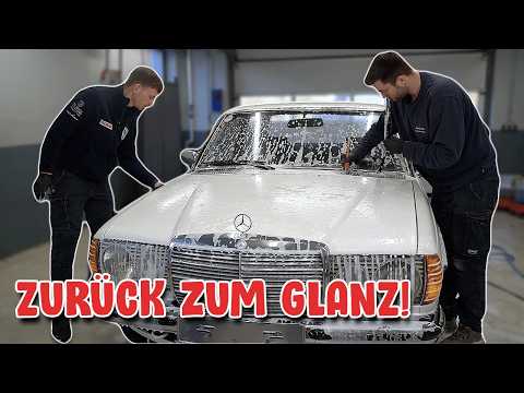Mercedes W123: Unglaubliche Verwandlung! Innen- & Außenreinigung mit Wow-Effekt!