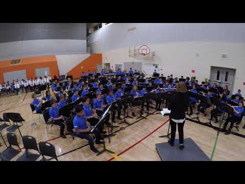 TMS Concert Band plays Shadow Warriors