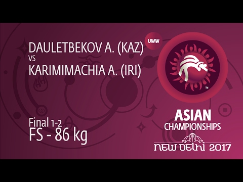GOLD FS - 86 kg: A. KARIMIMACHIA (IRI) df. A. DAULETBEKOV (KAZ) by TF, 12-1
