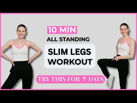 10 Minute Toned Legs & Thighs | Walking Workout, Beginner Friendly, Super Fun