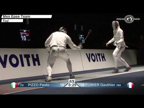 FE M E Team Heidenheim WC 2016 Final podium France FRA vs Italy ITA