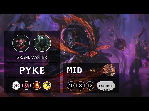 Pyke Mid vs Qiyana - KR Grandmaster Patch 9.17