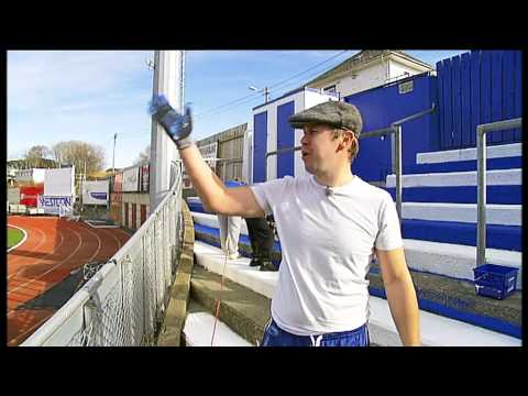 Haugesund - Supportere maler stadion