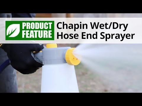  Chapin Wet or Dry Hose End Sprayer Overview Video 