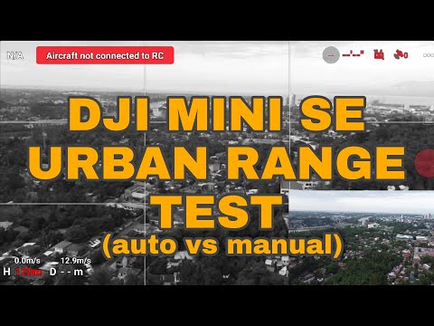 DJI MINI SE URBAN RANGE TEST | Automatic transmission vs Manual transmission | Which is best?