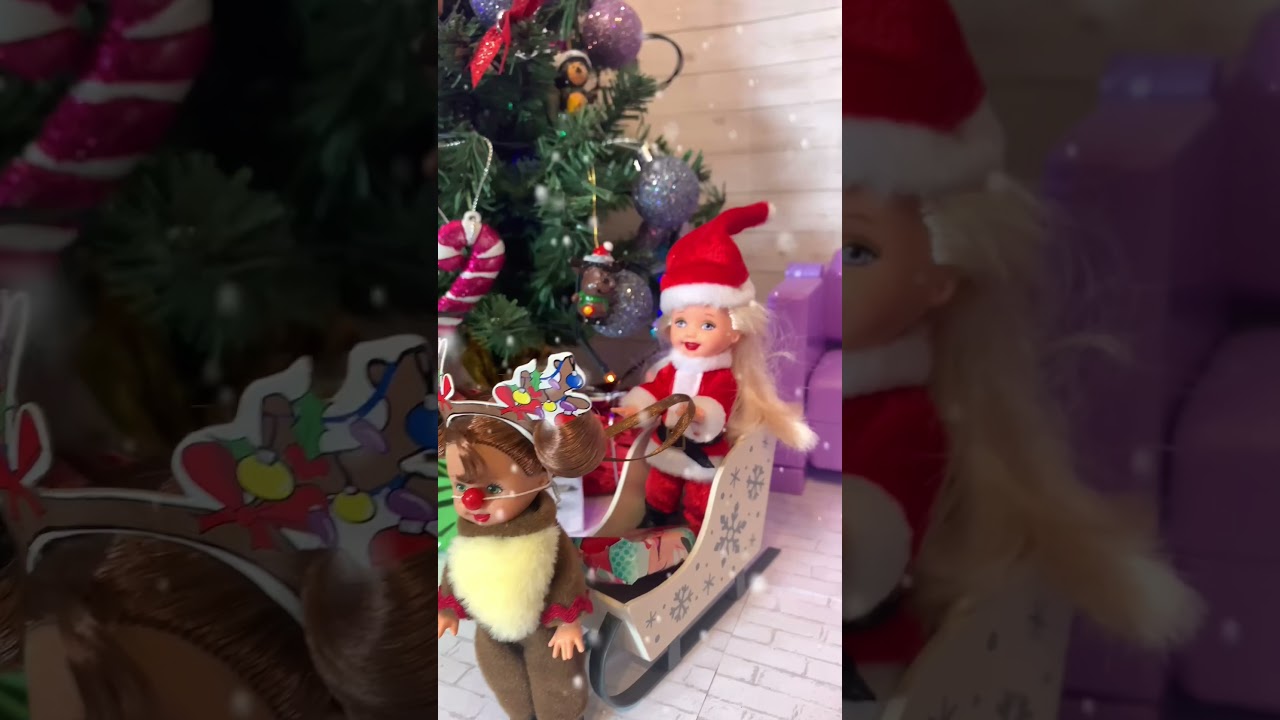 Barbie Kelly Christmas Doll Collection  #shorts