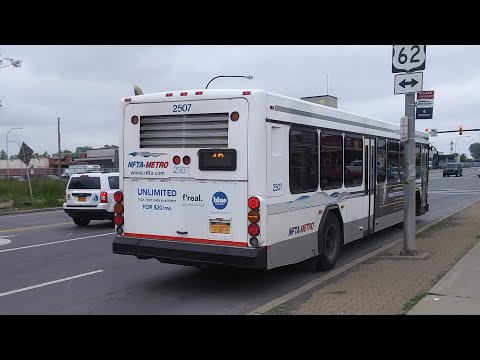 NFTA 2005 Gillig Low Floor #2507 on Route 4B Outbound