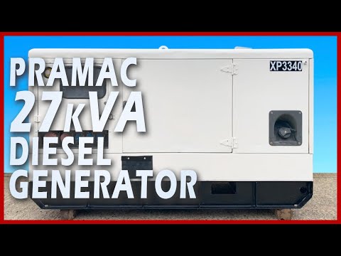 Pramac Diesel Generator 27.5kVA – XP3340 Test #pramac | #fgwilson Authorised Dealer