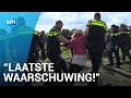 Vijf actievoerders aangehouden bij Lutkemeerpolder