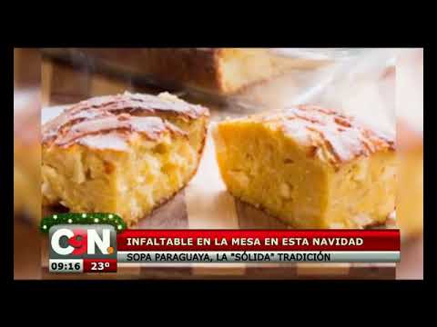 La tradicional sopa paraguaya