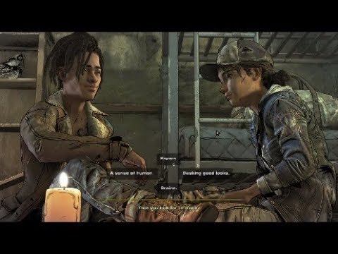 Walking Dead Broken Toys | Clem's Date with Louis - Tell AJ Run Away