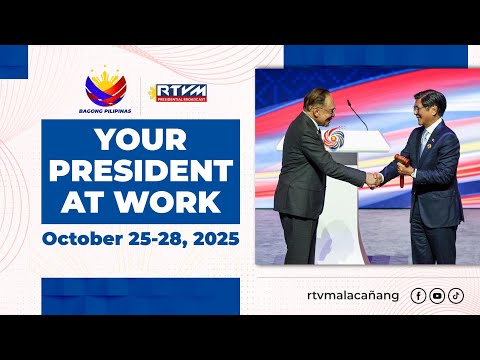 Your President At Work October 25-28, 2025