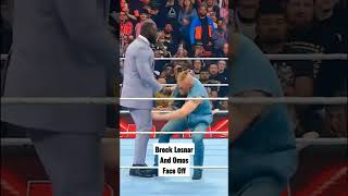 Download lagu 🤣🤣Two Giants Lesnar And Omos Face For First Time Ever. #shorts #braywyatt #wwe #omos #brocklesnar mp3