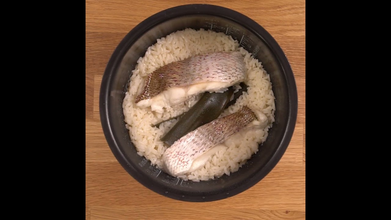 旨味染みこむ！ 炊飯器で鯛めし #cooking #簡単レシピ #鯛