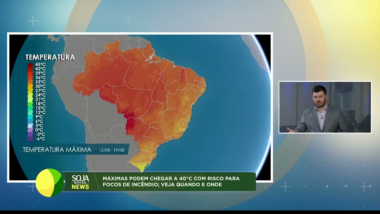 Máximas podem chegar a 40 °C com risco para focos de incêndio; veja quando e onde