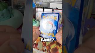 Is real or is fake? Pokemon card!! #pokemon #pikachu #pokemontcg #mew #charizard #pokemoncards
