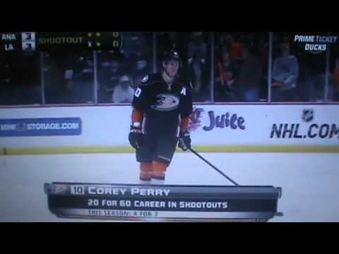 Los Angeles Kings Vs Anaheim Ducks - Full Shootouts 4/7/13