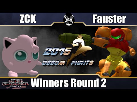 OF - ZCK (Jigglypuff) Vs. Fauster (Samus) - Winners Round 2 - Super Smash Bros. Melee