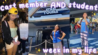week in my life as a disney cast member & student!