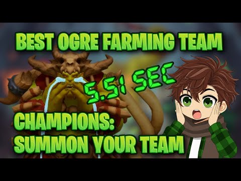 BEST OGRE FARMING TEAM | Champions: Summon Your Team