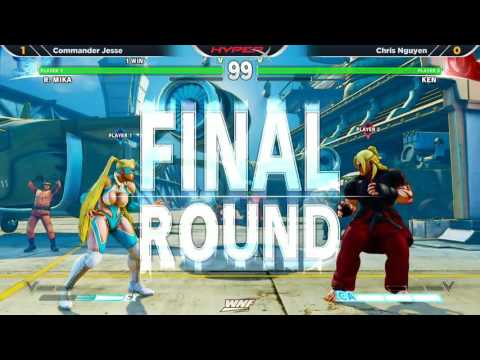 WNF 2.7 SFV - Commander Jesse (R.Mika) vs Chris Nguyen (Ken)