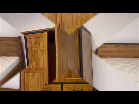 Industrialna Szafa z kolekcji Loftowej K-SAV-2