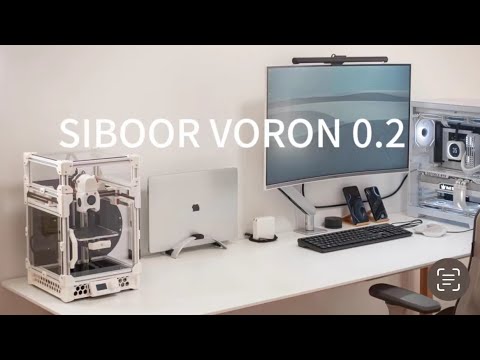 SIBOOR Voron 0.2 R1 (AUG,2023) White Frame & White ABS Parts
