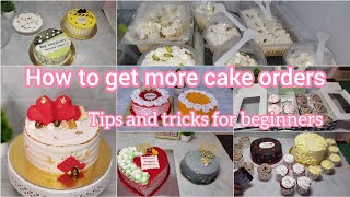 How to promote homemade cake business | How to get more cake orders| How to grow cake business |