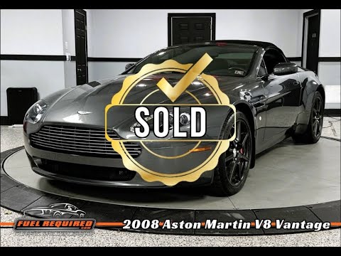2008 Aston Martin Vantage (CC-1897674) for sale in McDonald, Pennsylvania