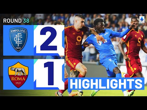 EMPOLI-ROMA 2-1 | HIGHLIGHTS | Niang seals safety with last kick of the season! | Serie A 2023/24