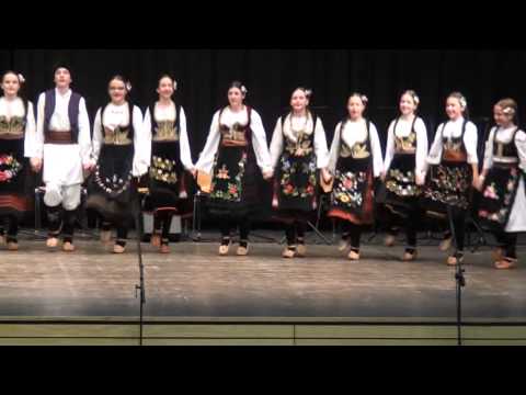 KUD Kolo Baden Deciji Ansambl - Igre iz Centralne Srbije - Decija Smotra Folklora 2013