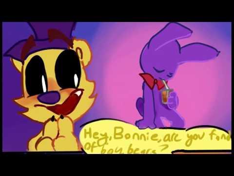 Ask Springtrap and Deliah Creator - Ask Goldie Anything【 FNAF Comic Dub - Five Nights at Freddy's 】
