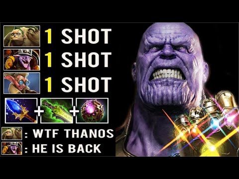 MID THANOS IS BACK! Crazy 1 Shot Kill Non-Stop Gank BKB + Aeon Can't Stop Him Epic Fun 7.31 Dota 2