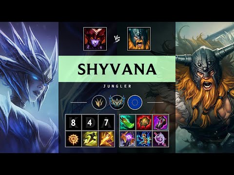 Shyvana Jungle vs Olaf - EUW Challenger Patch 25.11