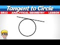 Tangent Analytical Geometry Grade 12