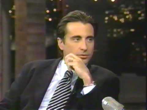 Late Show David Letterman - Andy Garcia - Night Falls On Manhattan - 1997