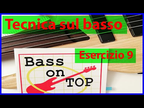 Es.9 (Fig 13) Esercizi di tecnica avanzata basso elettrico - arpeggi con variazioni ritmiche