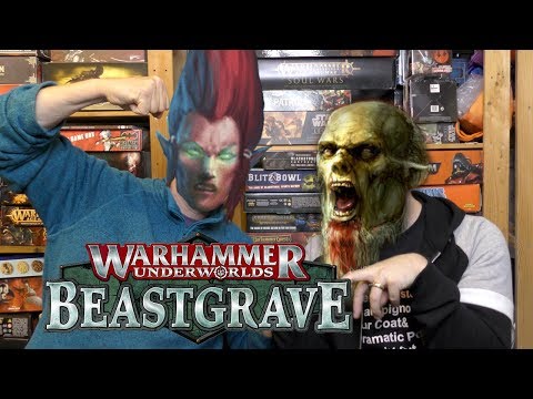 Underworlds Beastgrave Battle Report!  Crackmarrow's Grymwatch vs Skaeth's Wild Hunt!
