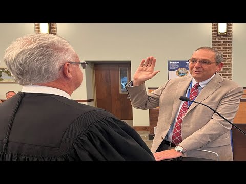Swearing in of Kevin Cowper as City Manager of New Smyrna Beach