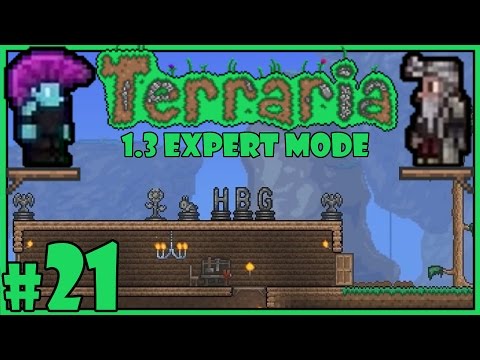 Let's Play Terraria 1.3 Expert Mode - Multiplayer Gameplay - Part 21 - Arachnophobia