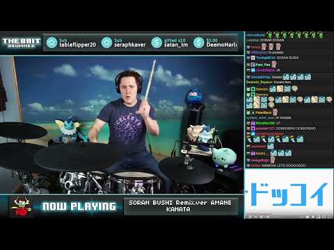 The8BitDrummer // Amane Kanata - Soran Bushi (remix)
