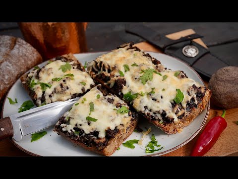 Zapiekanki Południcy (z kaszanką, boczkiem i cebulą) -KuchniaKwasiora & Blackstone Combo 1868DK