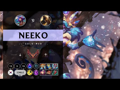 Neeko Mid vs Akshan - KR Grandmaster Patch 14.10