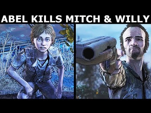 Abel Kills Mitch and Willy - The Walking Dead Final Season 4 Episode 2 (Telltale Series)