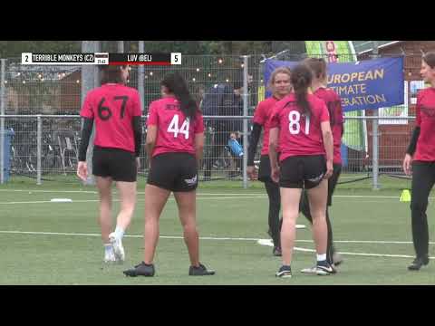 xEUCF 2021 Field 2 - LUV (BEL) vs. Terrible Monkeys (CZE) - Women's Power Pool Play