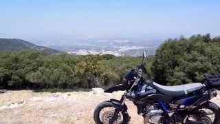 preview picture of video 'Sierra de la Peña del Aguila en Mancha Real con la Yamaha WR125X'