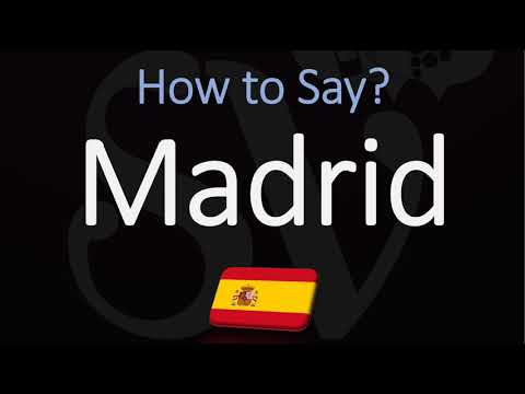 How to Pronounce Madrid? (CORRECTLY) English & Spanish Pronunciation