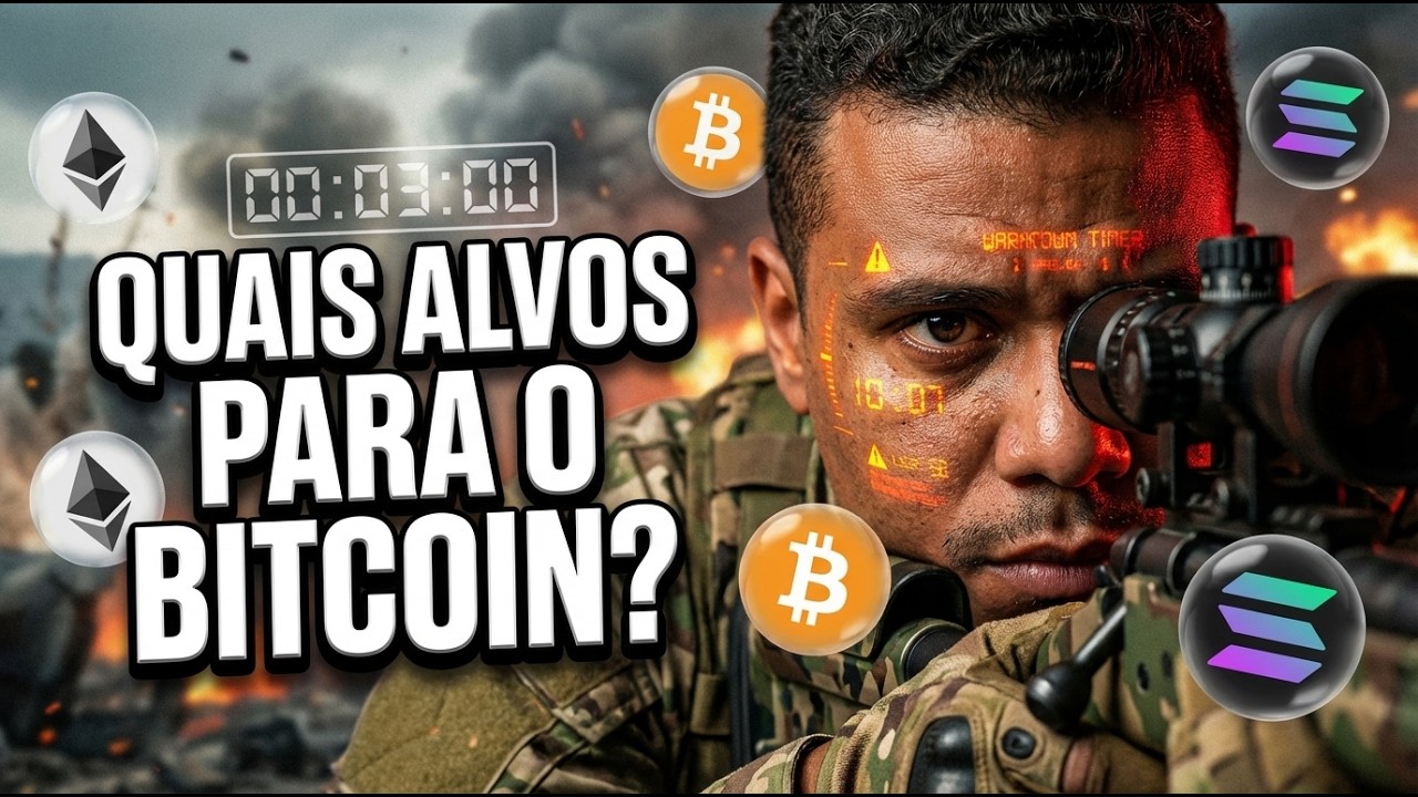 E AGORA? BITCOIN E MERCADOS EM QUEDA! TRADING AO VIVO!