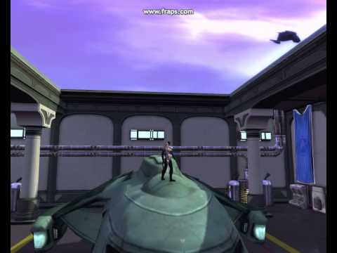 On top of the Romulan Shuttle