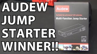 AUDEW Jump Starter WINNER!!